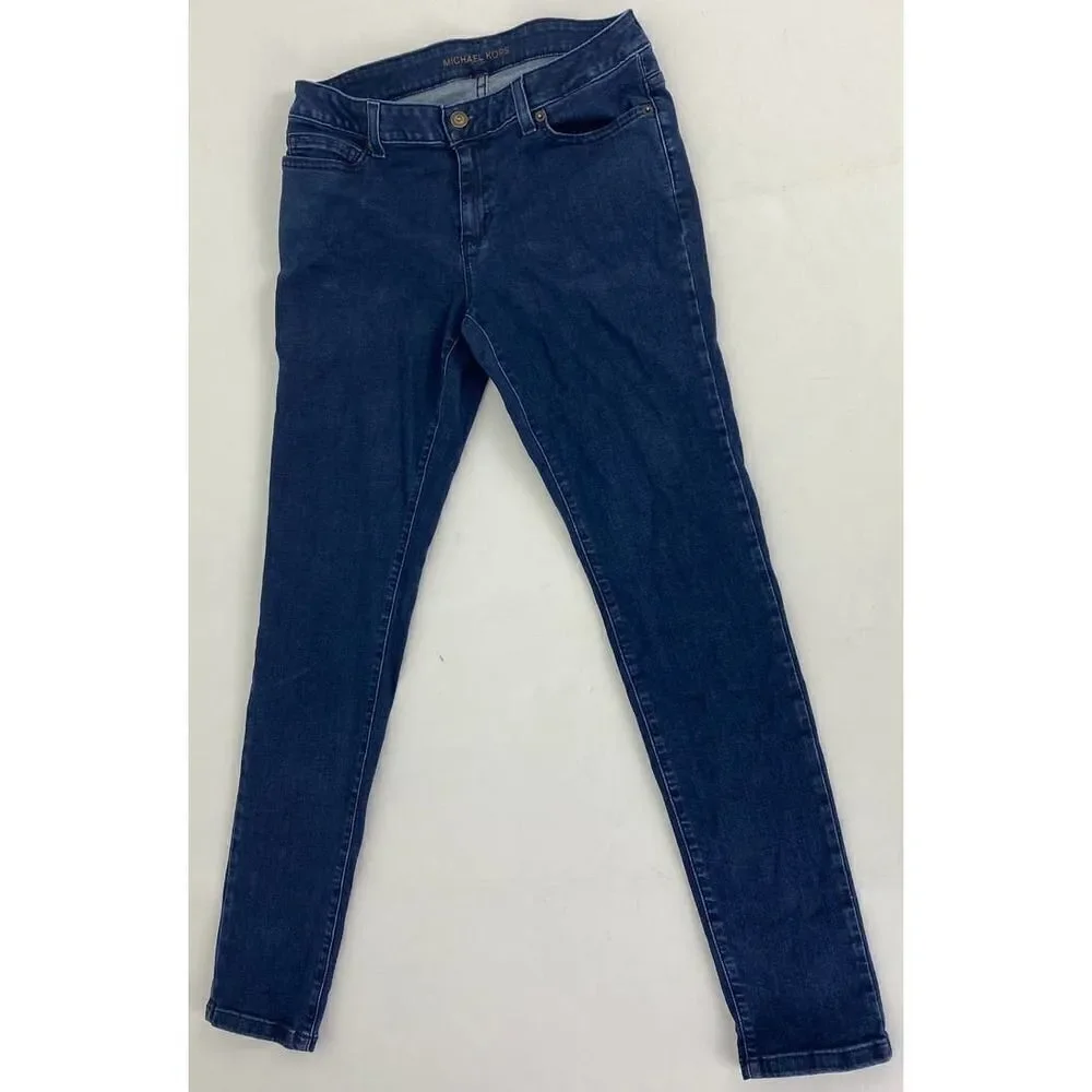 Michael Kors Skinny Jeans Blue Stretch Slim - Size 4